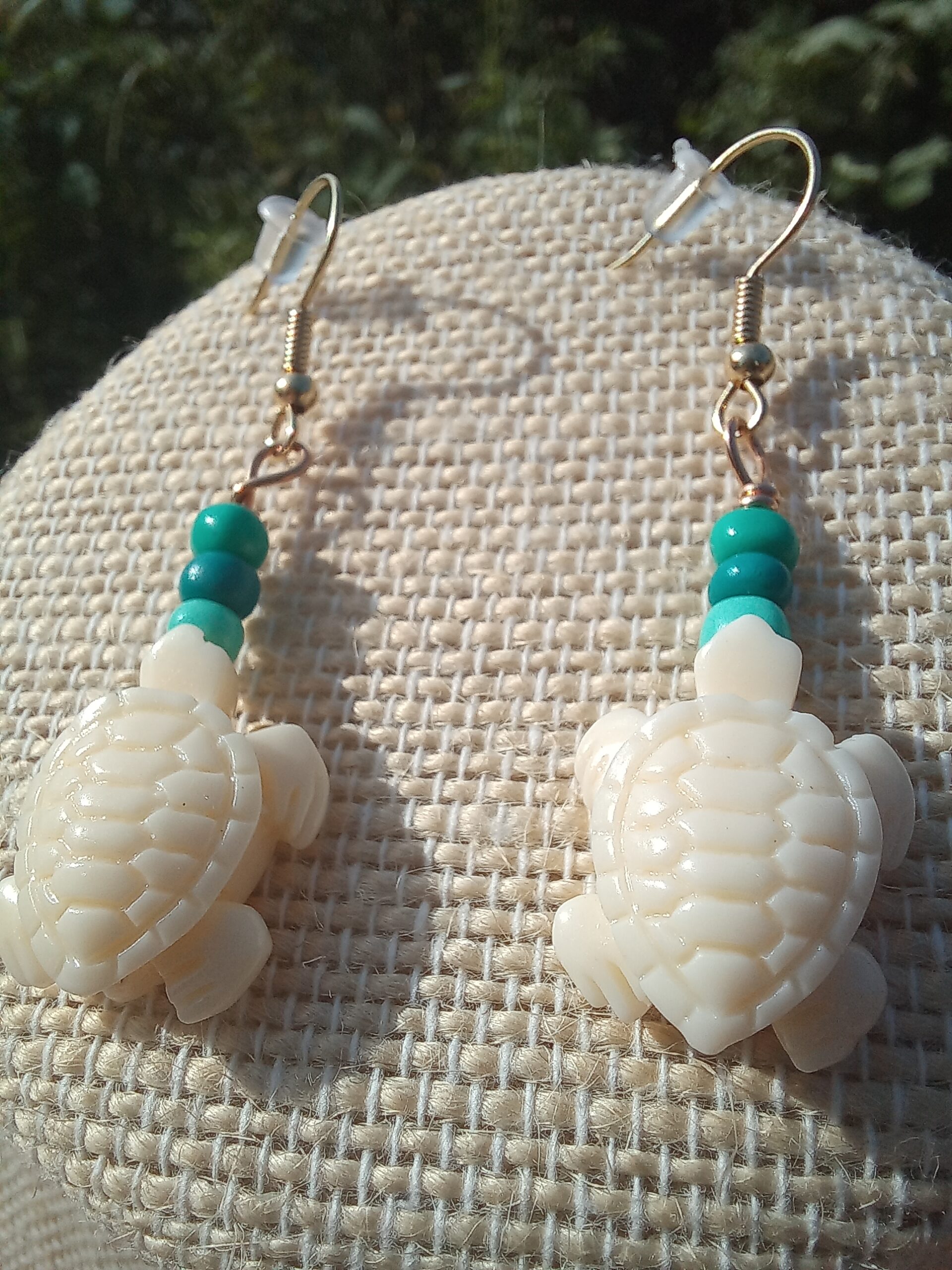 Ocean Blue and Ivory Turtles