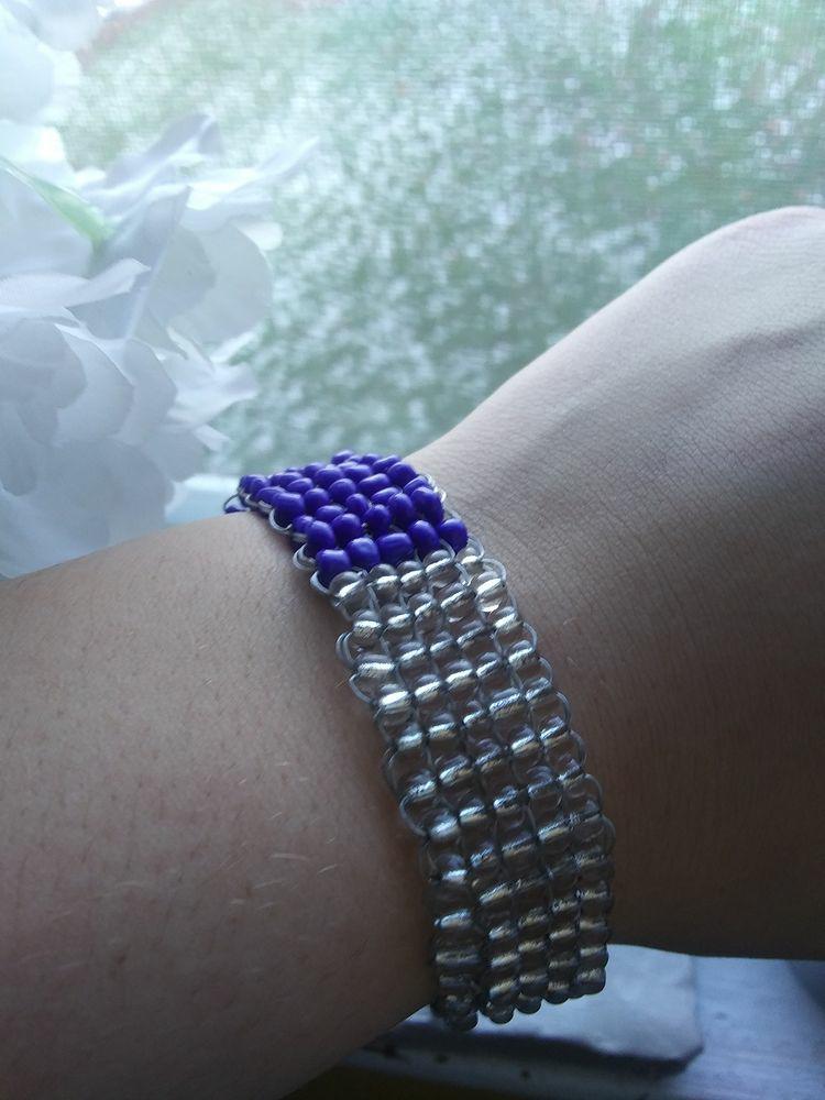 Bohemian Blue and Clear Glass