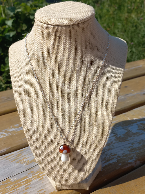 Mushroom Necklace