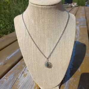 Green Moss Agate Necklace
